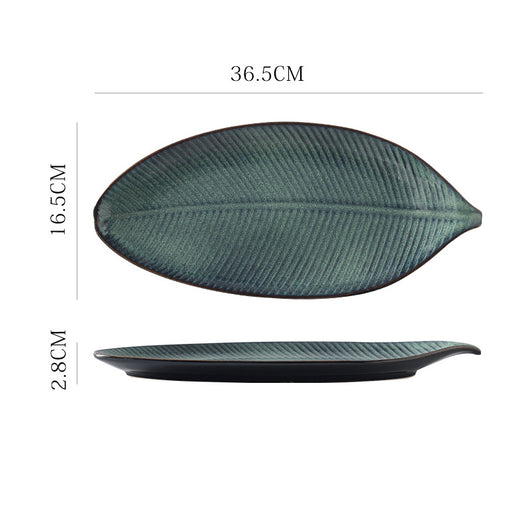 Plato de Cerámica Artesanal Hoja Japonesa - Diseño Exclusivo para tu Mesa - Image 21