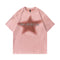 Playera Estampada con Estrella de Cinco Puntas para Hombre