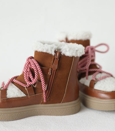 Botas de Nieve Térmicas para Niños con Cierre Lateral y Suela Flexible - Image 4