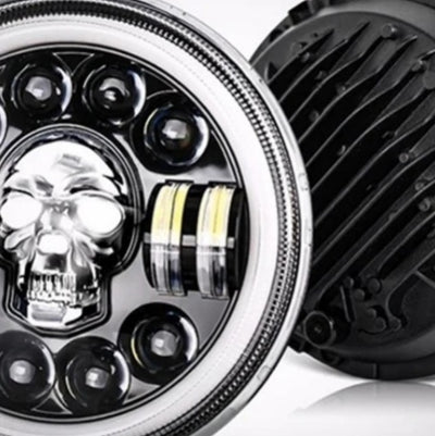 Faro LED Calavera 7 Pulgadas para Modificaciones Off-Road - Image 4