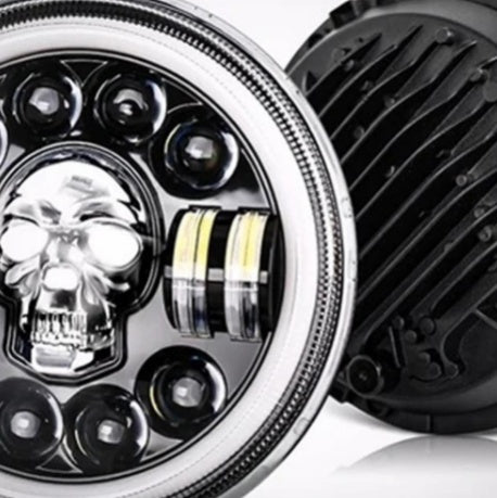 Faro LED Calavera 7 Pulgadas para Modificaciones Off-Road - Image 4