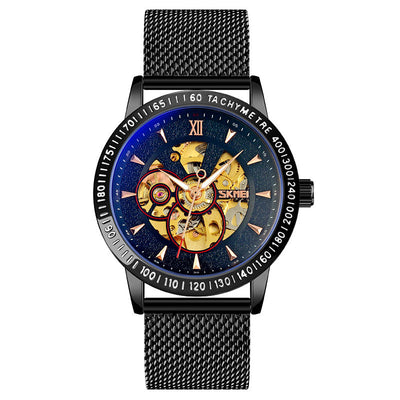 Reloj Automático Mecánico Hombre Lujo con Fondo Esqueleto Engranajes - Image 17