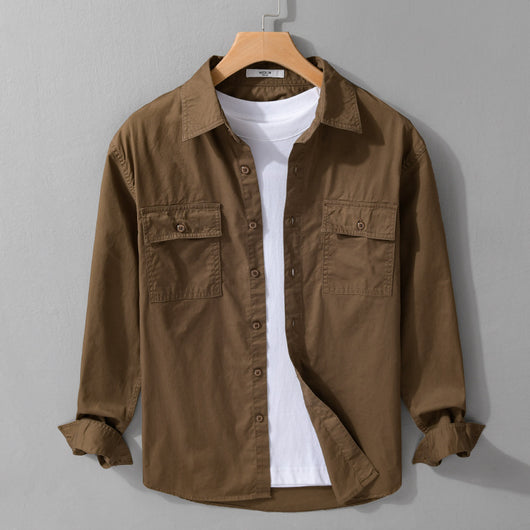 Polo Cargo Casual Hombre Colores Sólidos - Image 6