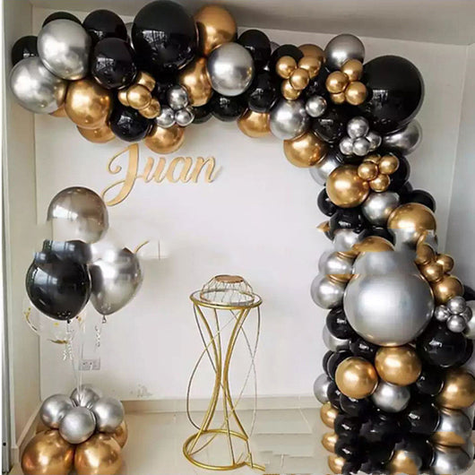 Guirnalda Arco Globos Dorado Metálico para Celebraciones - Image 8