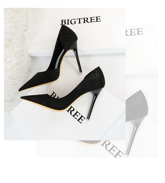 Zapatos Stiletto Elegantes con Punta Fina y Abertura Lateral - Image 16