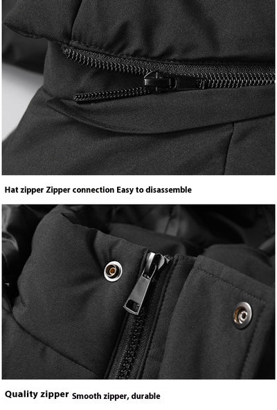 Abrigo Térmico Grueso Algodón Puro Talla Grande Hombre - Image 14