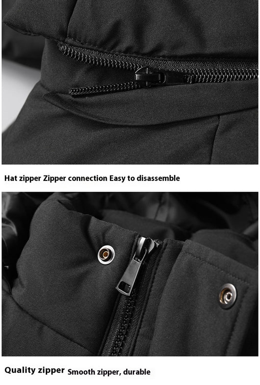 Abrigo Térmico Grueso Algodón Puro Talla Grande Hombre - Image 14