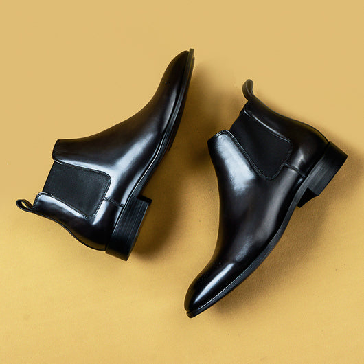 Botas de Cuero Retro para Hombre - Caña Alta Invierno Premium - Image 11