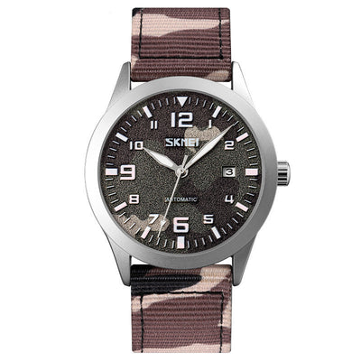 Reloj Automático Mecánico con Correa Táctica Camuflaje - Image 9