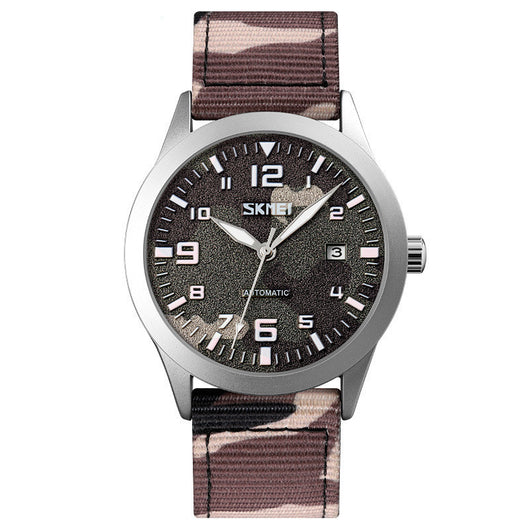 Reloj Automático Mecánico con Correa Táctica Camuflaje - Image 9