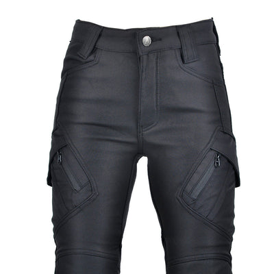 Pantalones de Ciclismo Impermeables con Forro Polar Acolchado y Protección Antigolpes - Image 8