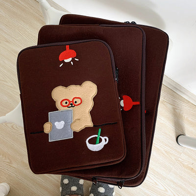 Funda Protectora para Laptop con Diseño Osito Adorable