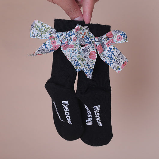 Calcetines Cortos con Moño Floral - Image 7