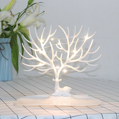 Organizador de Joyas con Soporte Decorativo Árbol - Estuches y Exhibidor para Anillos, Collares y Pulseras - Image 12