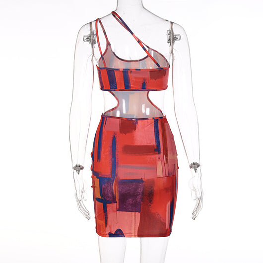 Vestido Sling Estampado Digital Sexy con Bolsa Integrada - Image 17