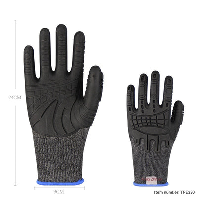Guantes Blandos Respirable de Caucho Impregnado en TPE - Image 3