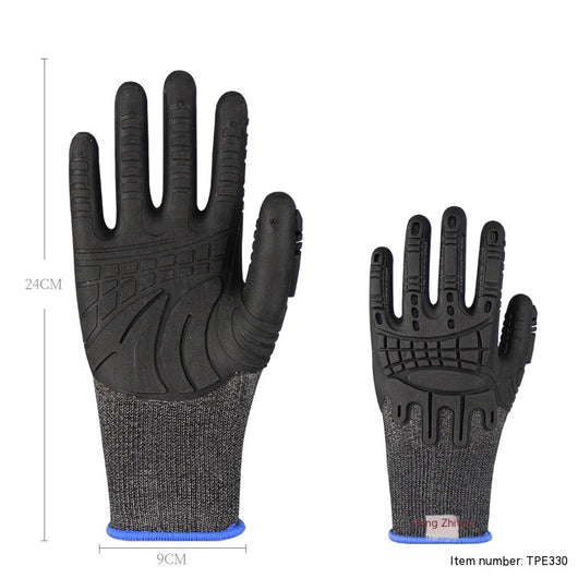 Guantes Blandos Respirable de Caucho Impregnado en TPE - Image 3