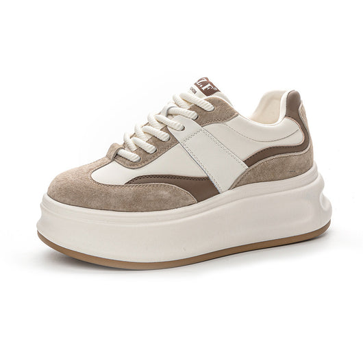 Zapatos Blancos Retro con Tacón Oculto y Suela Reforzada - Image 6