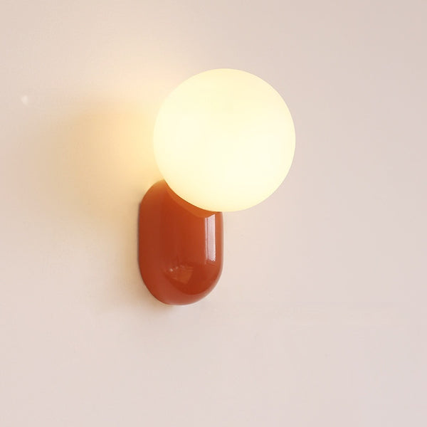 Lámpara Nocturna de Pared Estilo Clásico Crema