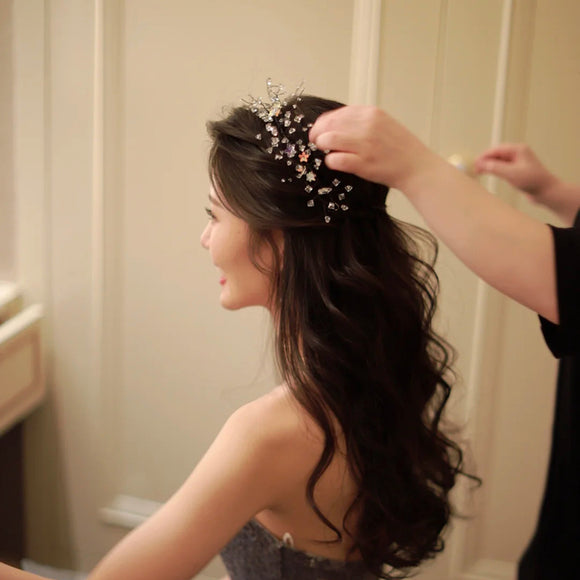 Shining Crystal Celestial Headband - Magical Star Design