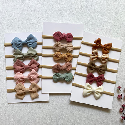 Set de 5 Diademas con Moños para Bebé - Image 19