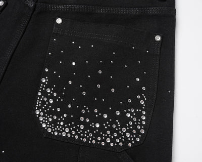 Shorts de Mezclilla Degradado con Teñido Splash Ink - Image 25