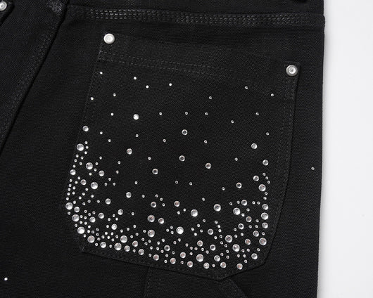 Shorts de Mezclilla Degradado con Teñido Splash Ink - Image 25
