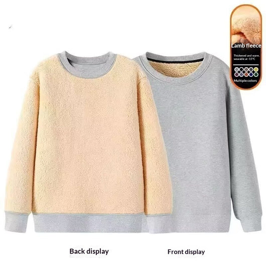 Sudadera Holgada Gruesa con Cuello Redondo para Hombre - Image 7