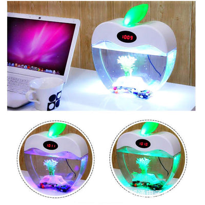 Pecera de Escritorio en Forma de Manzana - Acuario Decorativo Portátil - Image 10