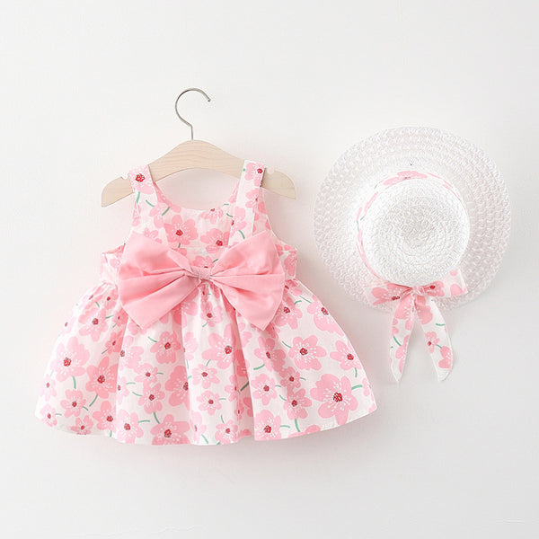 Vestido Chaleco Infantil Estilo Vaquero sin Mangas