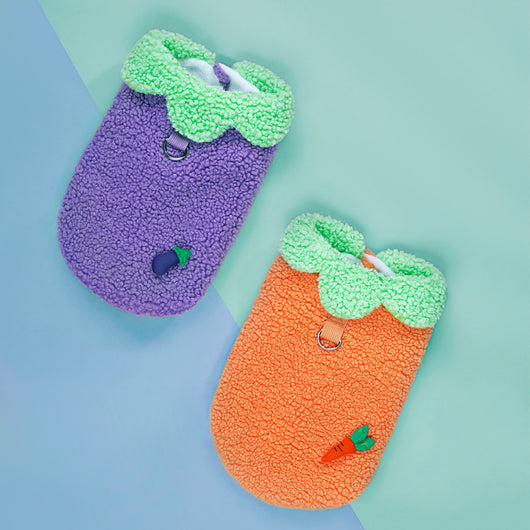 Ropa Térmica para Mascotas Estilo Coreano con Encaje de Hoja de Loto - Image 3