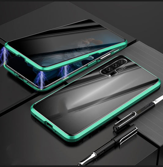 Funda Magnética de Cristal Doble Cara con Protección Anti-espías