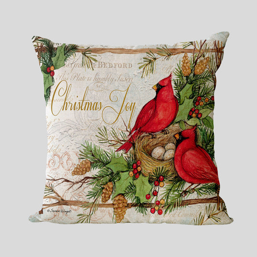 Funda de Almohada de Lino Colección Año Nuevo Navidad - Image 24