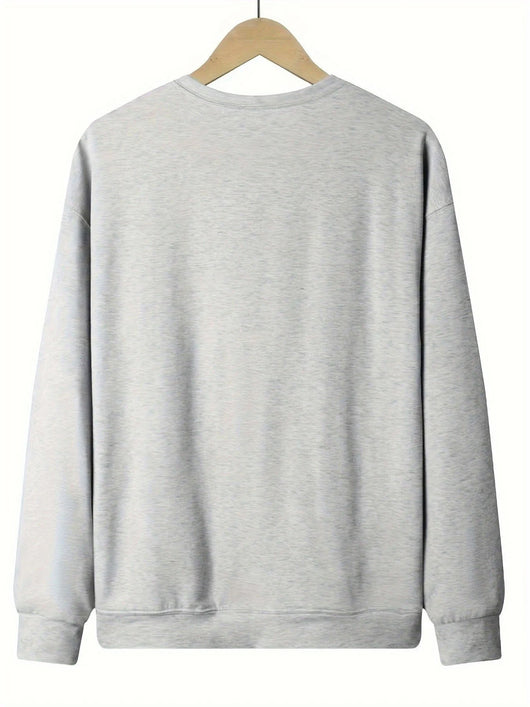 Suéter Casual de Cuello Redondo con Estampado de Letras - Image 6