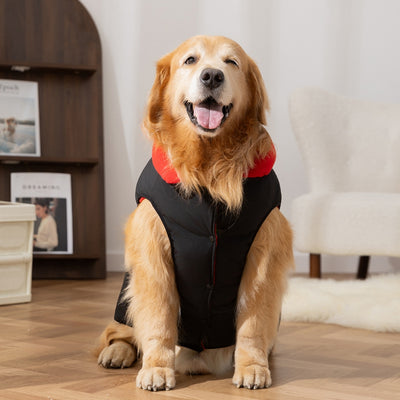 Chaleco Acolchado para Perros Grandes - Ropa de Invierno con Bolsillos - Image 13