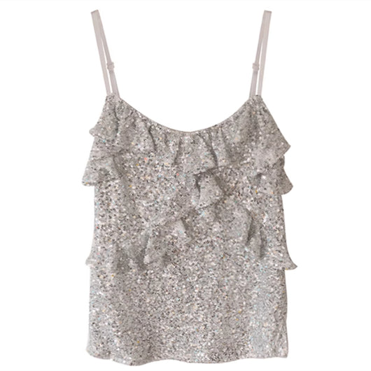 Chaleco Brillante Estilo Puro para Mujer