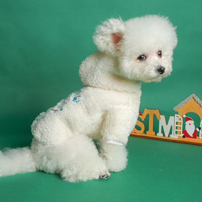 Abrigo Navideño Cálido para Perros y Gatos - Diseño Muñeco de Nieve Esponjoso - Image 9