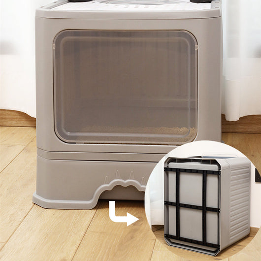 Arenero Plegable con Doble Puerta para Gatos - Image 8