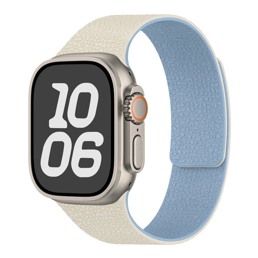 Correa Magnética para iWatch S10 Patrón Litchi Silicona Suave - Image 15