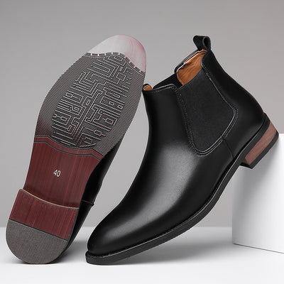 Botas Chelsea de Cuero para Hombre - Estilo Ejecutivo Puntiagudo - Image 11