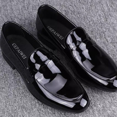 Zapatos de Cuero Slip-on Elegantes Transpirables para Negocios