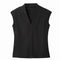 Blusa Negra Ajustada Estilo Coreano para Mujer - Diseño Moderno y Versátil