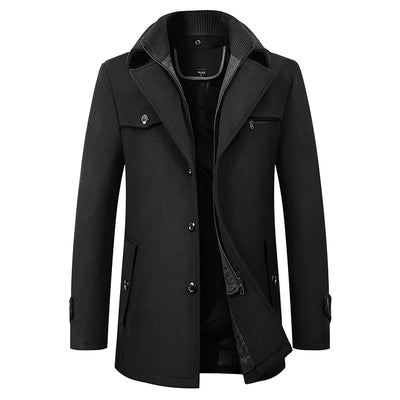 Abrigo de Lana para Hombre Elegante y Cálido - Image 2