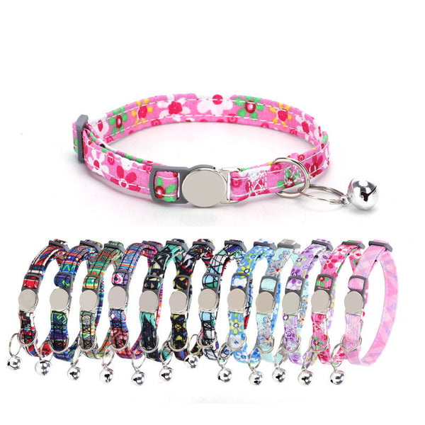 Collar Bohemio Floral para Gatos con Diseño Delicado