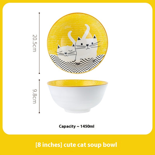 Bowls de Cerámica Decorativos para Arroz y Sopas - Vajilla Creativa para el Hogar - Image 7