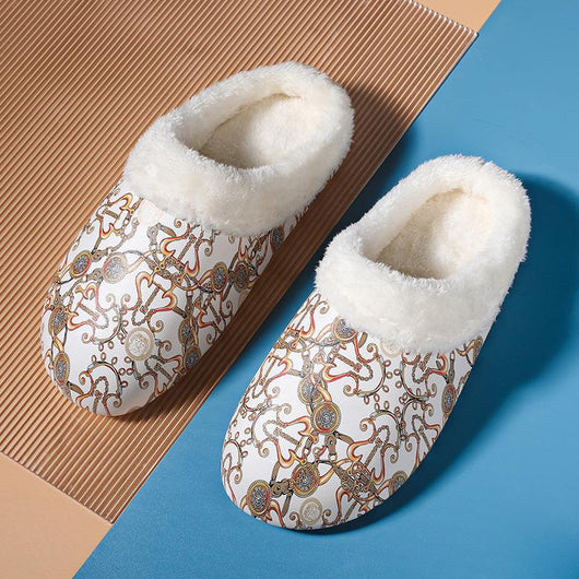 Pantuflas Térmicas Antideslizantes para Parejas - Algodón Impermeable - Image 14