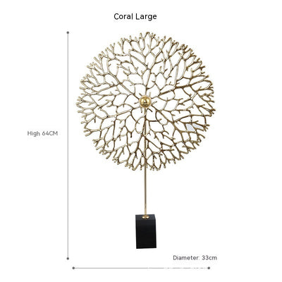 Árbol de Coral Decorativo Metálico Lujo - Escultura para Entrada y Sala de Estar - Image 9