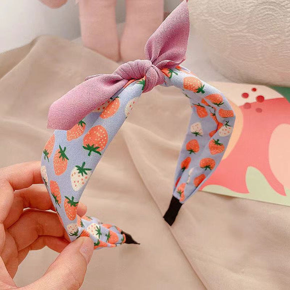 Banda para el Cabello Infantil con Estampado de Frutas - Versión Coreana
