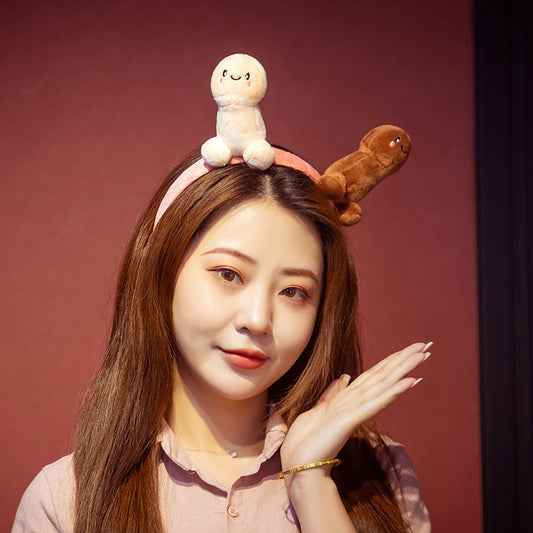 Diadema Divertida de Peluche con Deseos