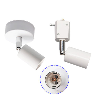 Lámpara de Techo Tipo Riel con Rosca E27 - Iluminación LED Ajustable - Image 2